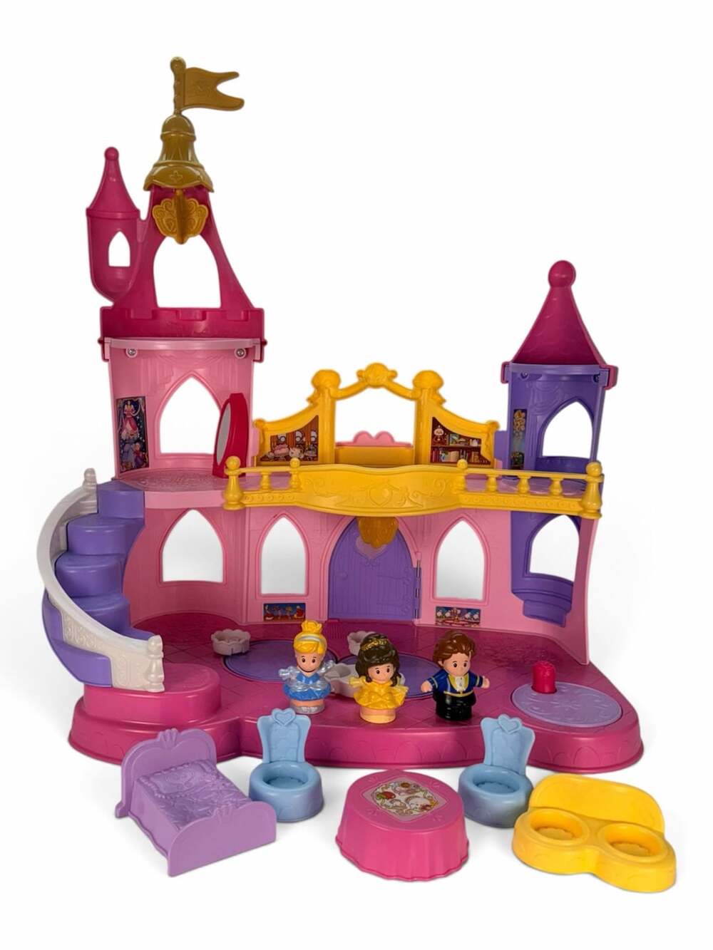 Fisher-Price Little People Disney Palace Castle with Figures and Accessories